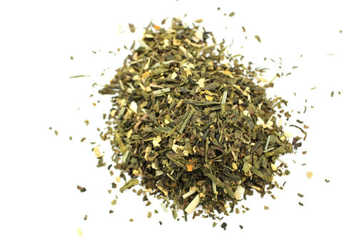 Thé Vert Bio Citron & Gingembre – Vrac 1 kg