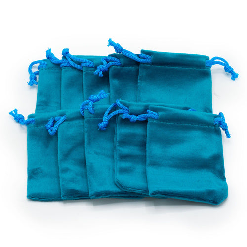 Lot de 100 Pochettes en Velours Petites 7x9 cm