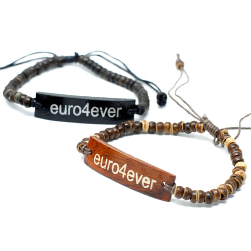 Bracelet Jonc en Coco – Message Euro4Ever