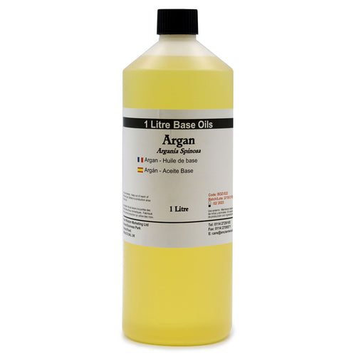 Huile d'Argan Pure – Visage, Corps & Cheveux – 1 L