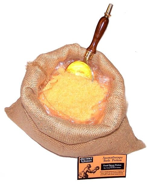 Sels de Bain Détox Total en Vrac 7 kg – Sac en Toile de Jute