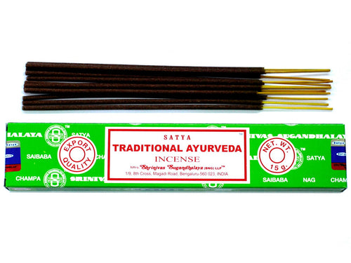 Bâtonnets d'Encens Satya 15 g – Ayurveda Traditionnel