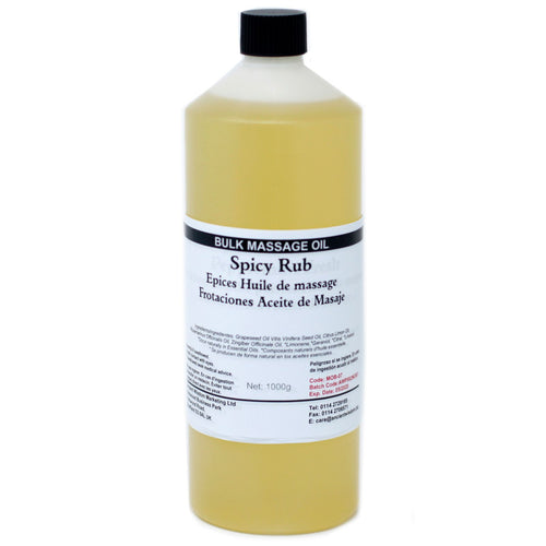 Huile de Massage Épicée Chauffante 1 kg – Format Professionnel