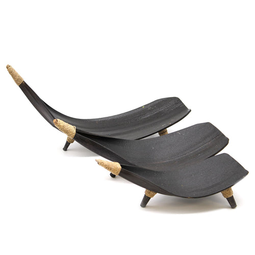 Set de Coupes à Fruits en Feuille de Coco – Chocolat