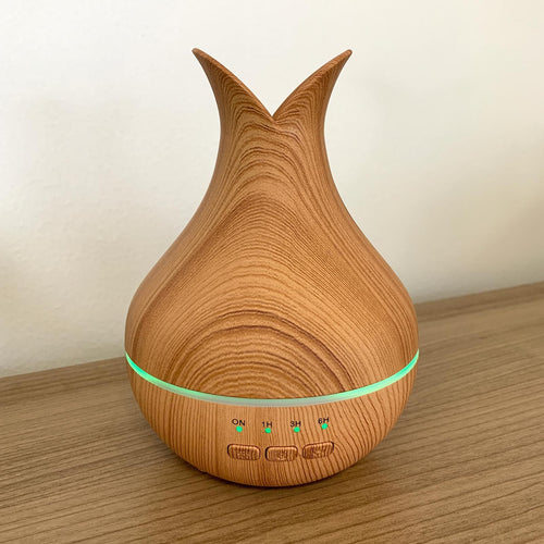 Diffuseur d'Huiles Essentielles à Ultrasons Palermo – USB, LED & Minuteur