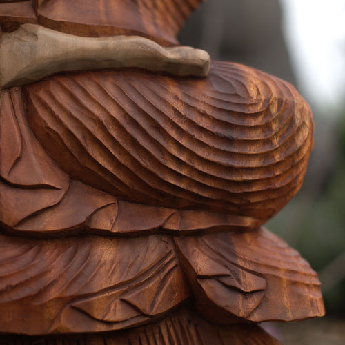 Statue de Bouddha Sculptée à la Main – Méditation 30 cm