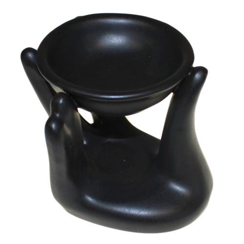 Brûle-Parfum Main Secourable – Noir
