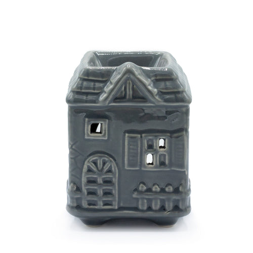 Brûle-parfum maison de ville — Gris