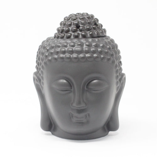 Brûle-Parfum Tête de Bouddha – Noir