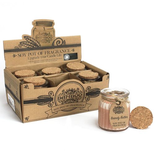 Bougie Parfumée en Cire de Soja – Beurre de Brandy
