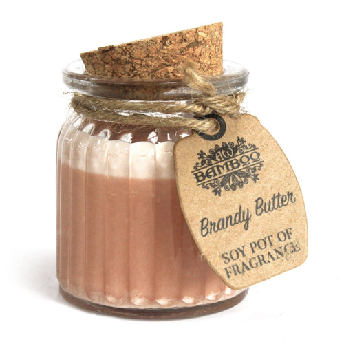 Bougie Parfumée en Cire de Soja – Beurre de Brandy