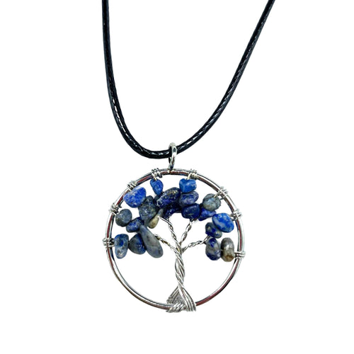 Pendentif Arbre de Vie en Sodalite