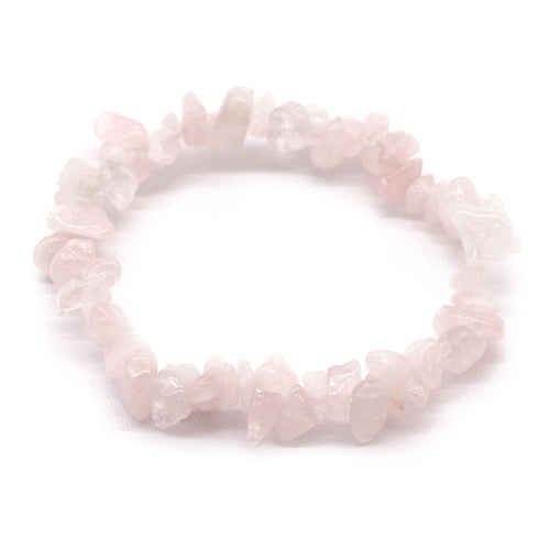 Bracelet en Pierres Naturelles – Quartz Rose