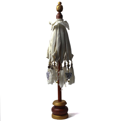 Mini Parasol Décoratif Bali Toile Naturelle – 40 cm