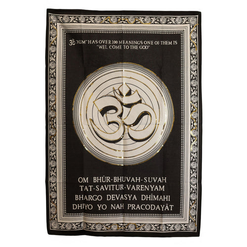 Tenture Murale en Coton 70x110 cm – Om Sacré