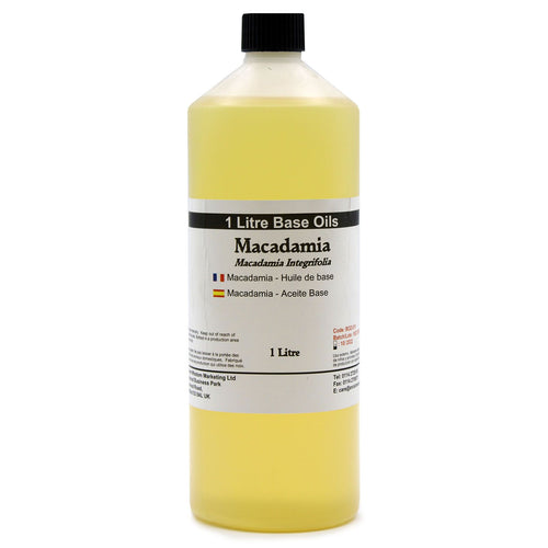 Huile Végétale de Macadamia – 1 Litre