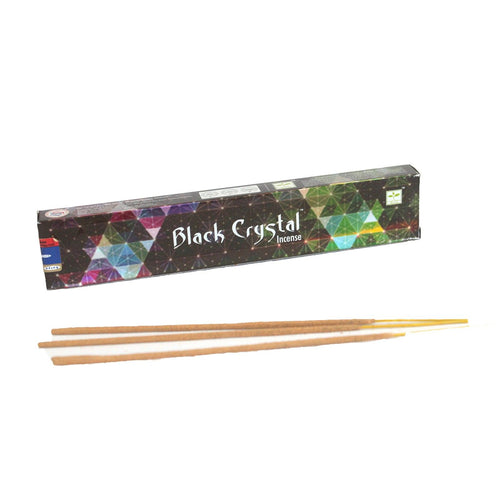 Bâtonnets d'Encens Satya Black Crystal 15 g