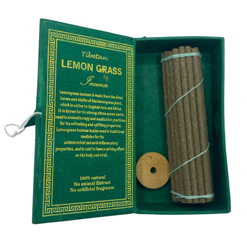 Coffret Cadeau d'Encens Dhoop de l'Himalaya – Citronnelle