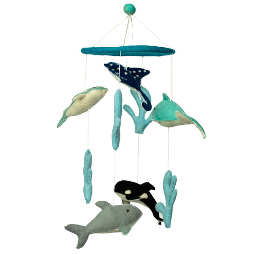 Mobile en Feutre Fait Main – Dauphins & Monde Marin