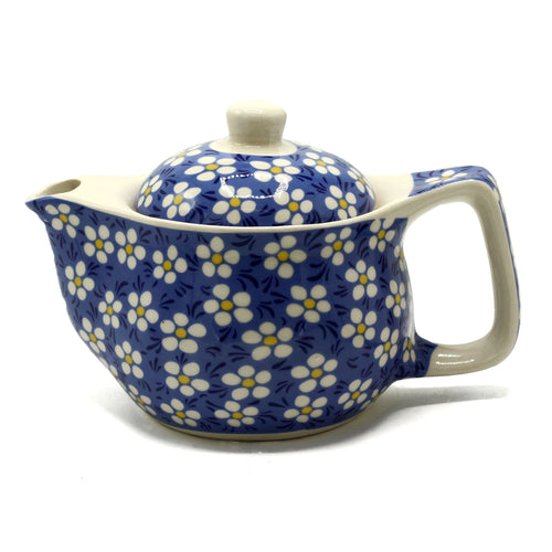 Petite Théière à Infusion 350 ml – Marguerites Bleues