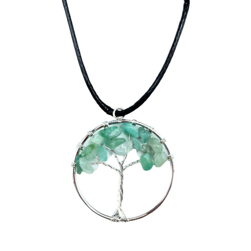 Pendentif Arbre de Vie en Jade