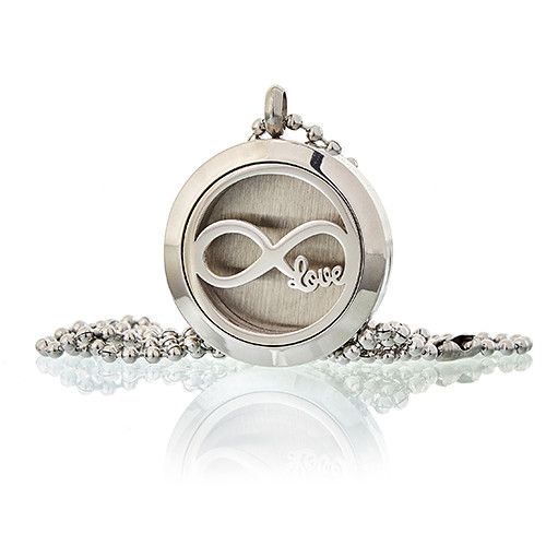 Collier Diffuseur d'Huiles Essentielles – Infini & Amour 25 mm