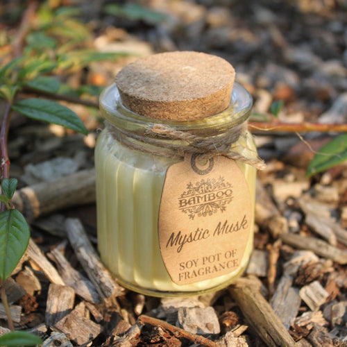 Bougie Parfumée en Cire de Soja – Musc Mystique