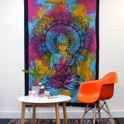 Tenture Murale & Couvre-lit Coton – Éléphant 130 x 200 cm
