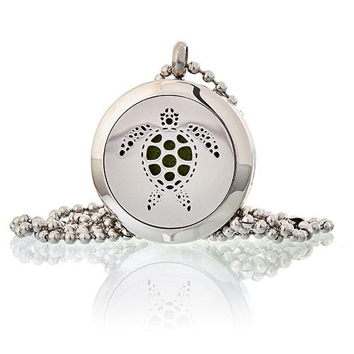 Collier Diffuseur d'Huiles Essentielles – Tortue 25 mm