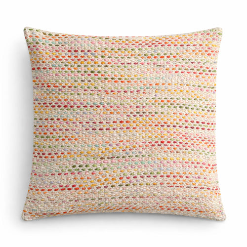 Housse de Coussin en Coton Indien – Arc-en-Ciel Caché 45x45 cm