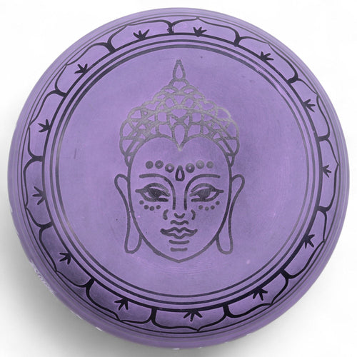Bol Chantant Tibétain Champignon Extra Puissant – Violet (23 cm)