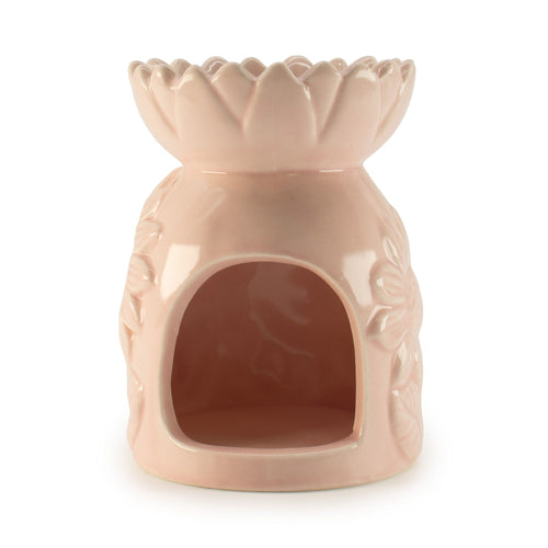 Brûle-Parfum en Céramique Tournesol - Rose Pastel