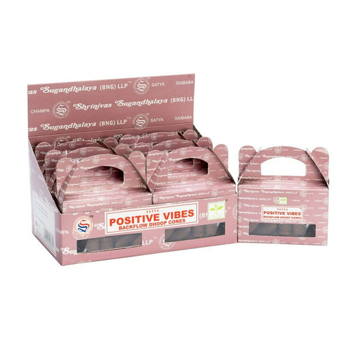 Boîte de Cônes d'Encens à Reflux Satya – Positive Vibes