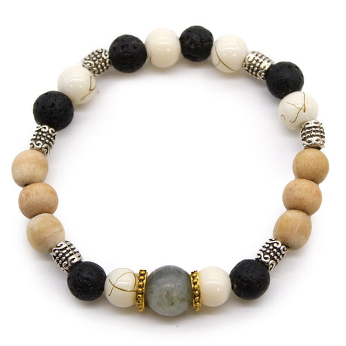 Bracelet en Pierres Naturelles Tri Hita Karana – Équilibre