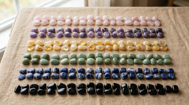 Choisir une pierre selon sa couleur : le guide des teintes