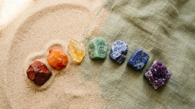 Les 7 chakras et leurs pierres associées