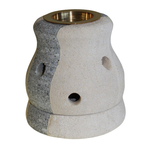 Brûle-parfum en Pierre Sculptée – Combo Façonné