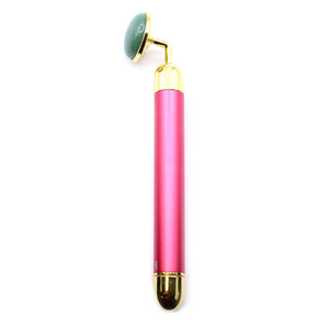 Galet de Massage Vibrant Visage en Jade