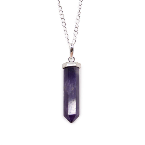 Pendentif Pointe de Pierre Classique – Améthyste