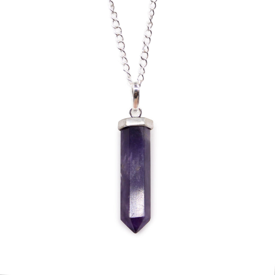 Pendentif Pointe de Pierre Classique – Améthyste