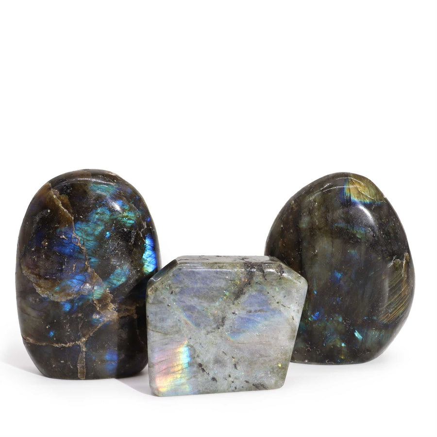 Labradorite de Madagascar – Petite Pierre (80-168 g, 40-60 mm)