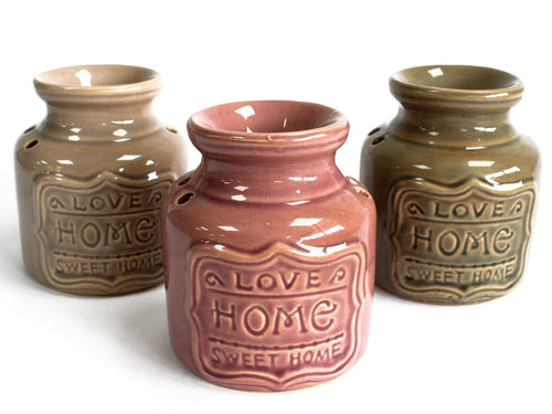 Brûle-Parfum Maison Home Sweet Home – Gris, Grand Modèle