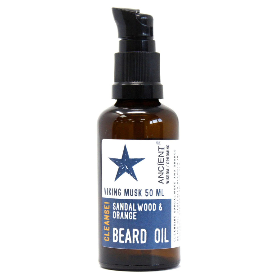 Huile à barbe naturelle 50 ml – Musc Viking