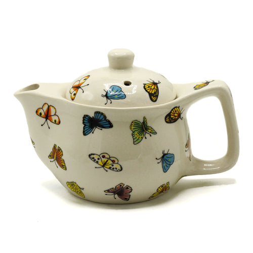 Petite Théière à Infusion 350 ml – Motif Papillons