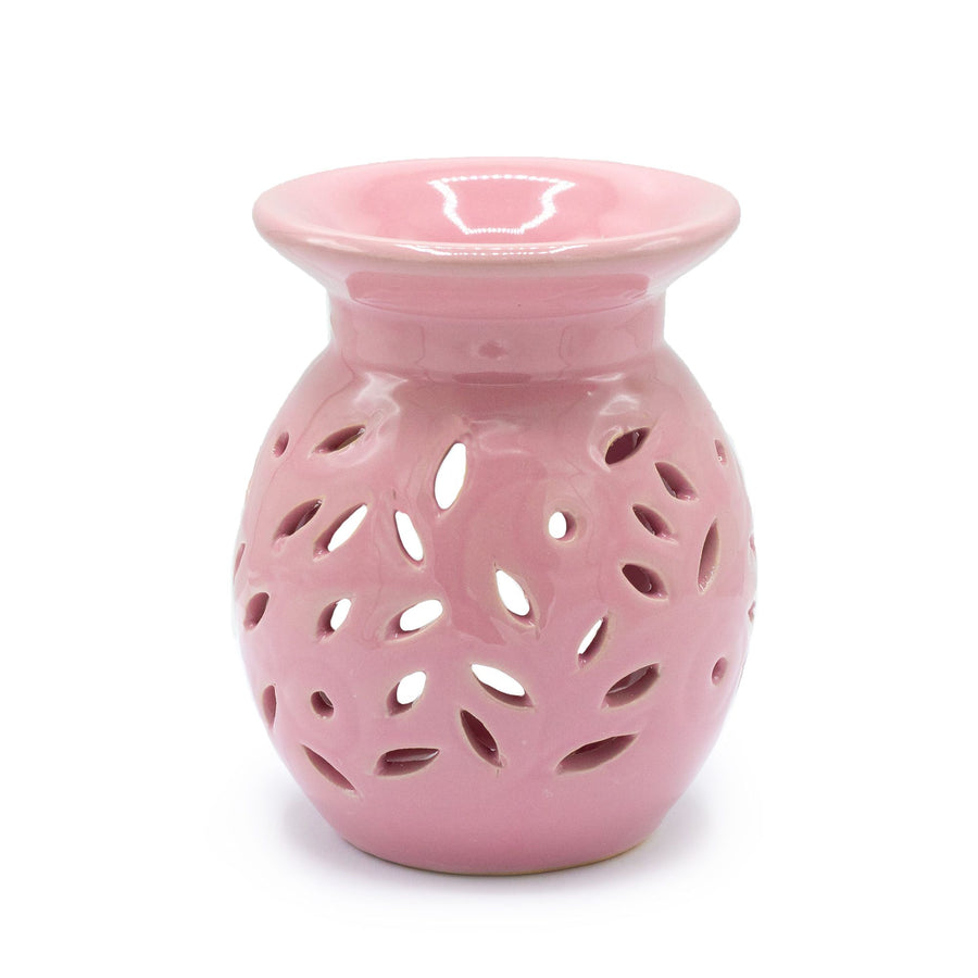 Brûle-Parfum en Céramique Floral - Rose