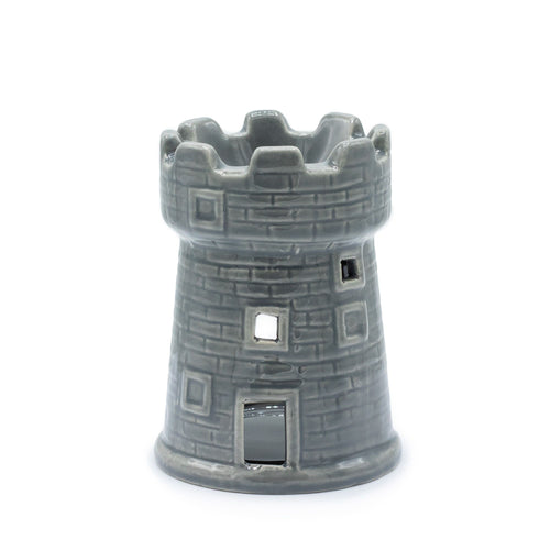Brûle-parfum château — Gris