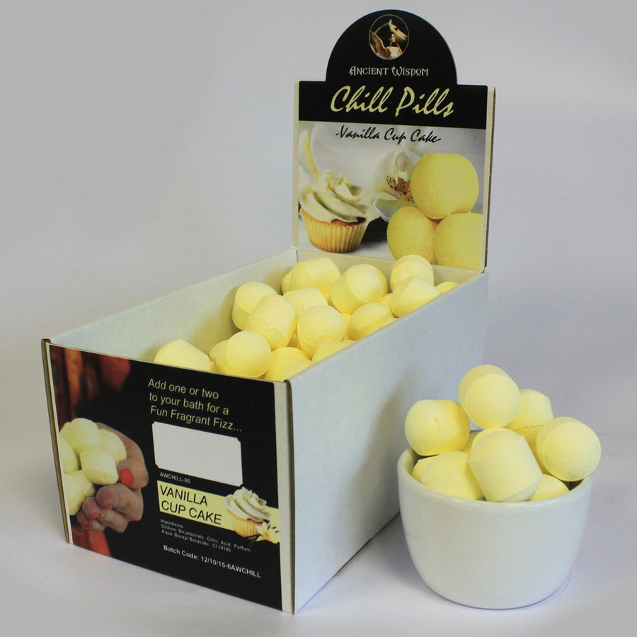 Boîte de Perles de Bain Effervescentes 1,3 kg – Cupcake Vanille