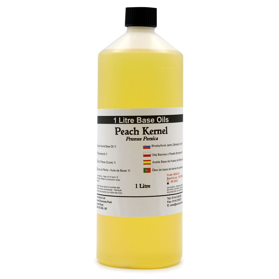 Huile Végétale de Noyau de Pêche – 1 Litre
