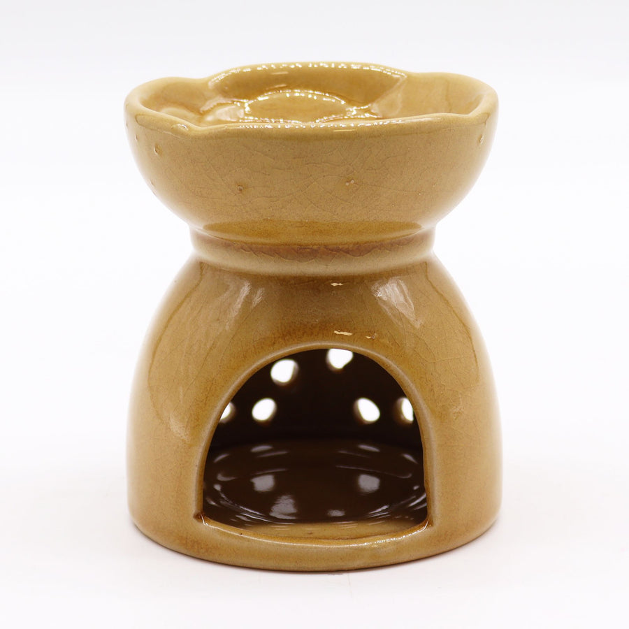 Brûle-Parfum Arbre de Vie en Céramique – Miel