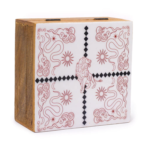 Grande Boîte à Trésors en Bois Émaillé – Hop Hare 15 cm